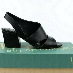 b.o.c. EMILIA Womens Black Heeled Sandals Size 9